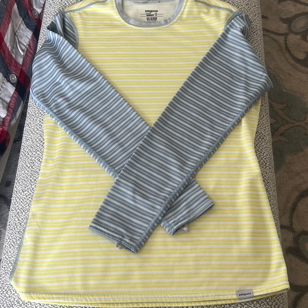 Patagonia capilene 3 striped top